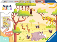 Puzzle & Play Safari 2x24