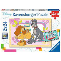 Puzzle Cachorros Disney 2x24