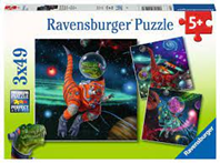 Puzzle Dinosaurios en el Espacio 3x49