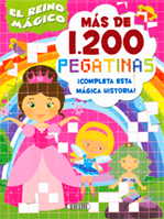 Libro El Reino Mágico - más de 1200 pegatinas