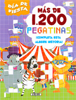 Dia de fiesta 1200 pegatinas